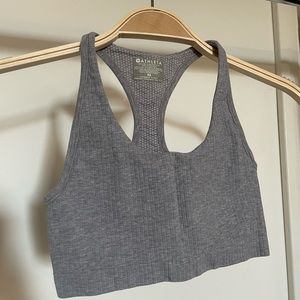 Athleta ribbes sports bra, XS